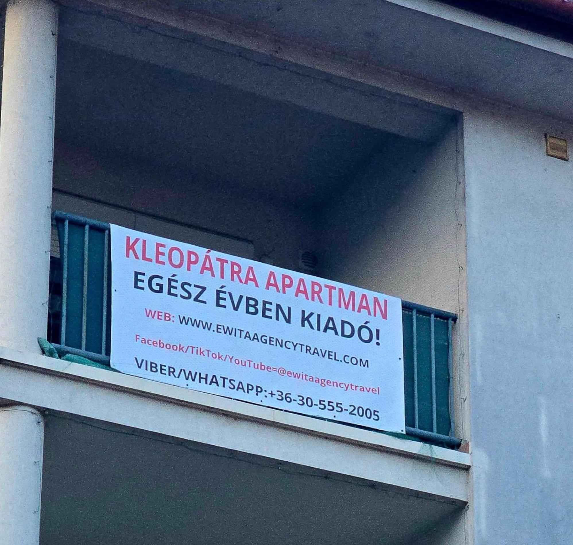 Kleopatra Apartman Hajdúszoboszló Zewnętrze zdjęcie